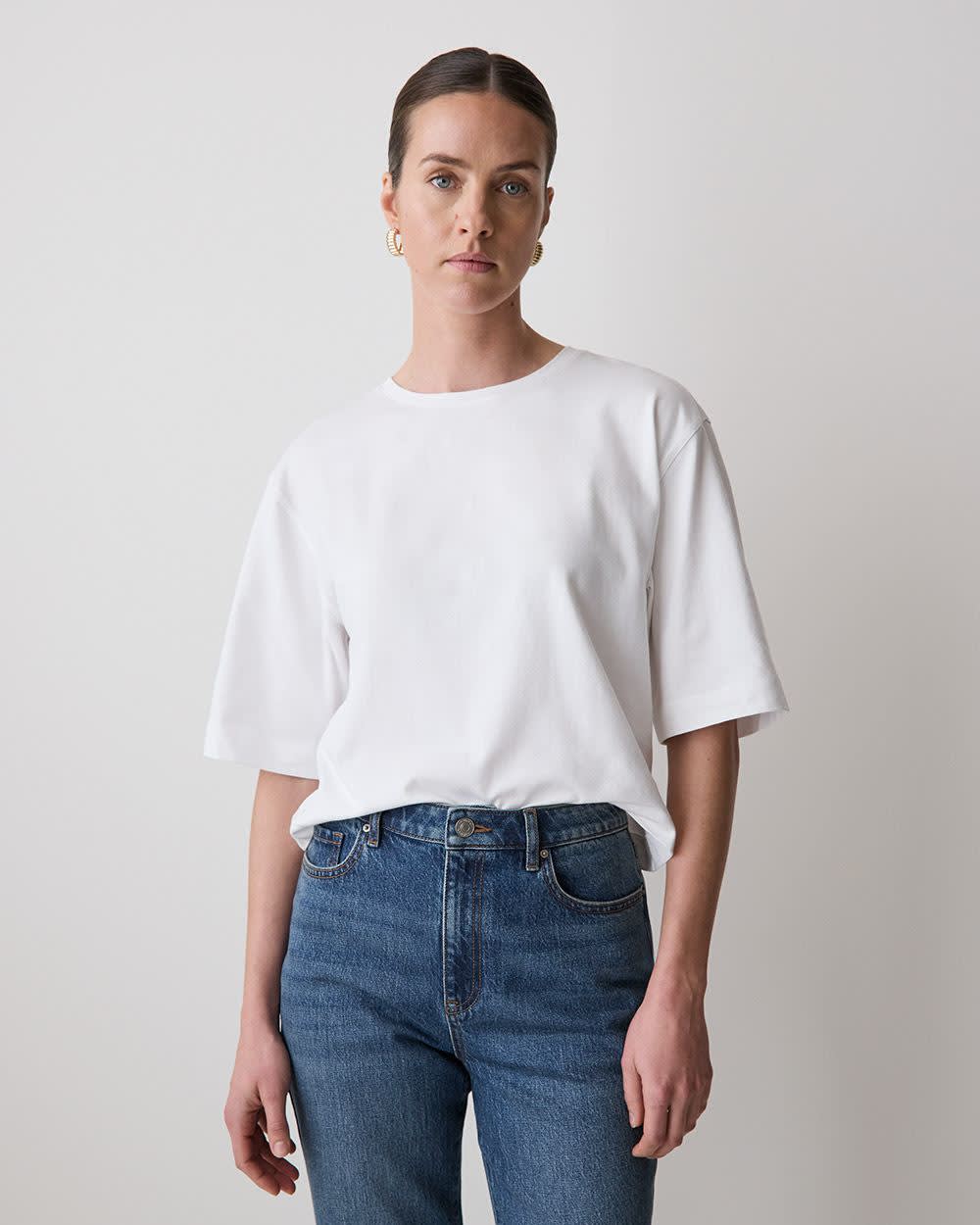 Loose Supima Cotton Tee rw&co Special Promo Price
