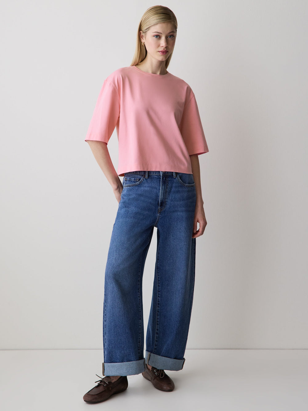 Loose Supima Cotton Tee rw&co Special Promo Price