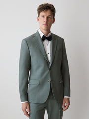 Slim-Fit Agave Suit Blazer rw&co Great Value Deal