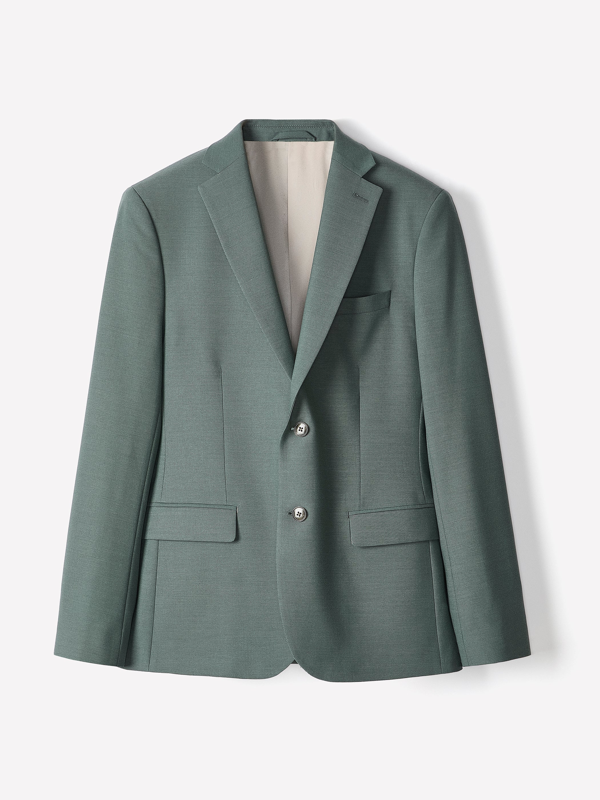Slim-Fit Agave Suit Blazer rw&co Great Value Deal