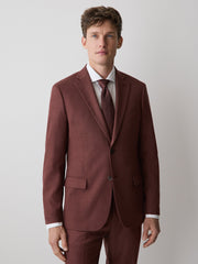 Slim-Fit Berry Suit Blazer rw&co Special Offer