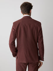 Slim-Fit Berry Suit Blazer rw&co Special Offer