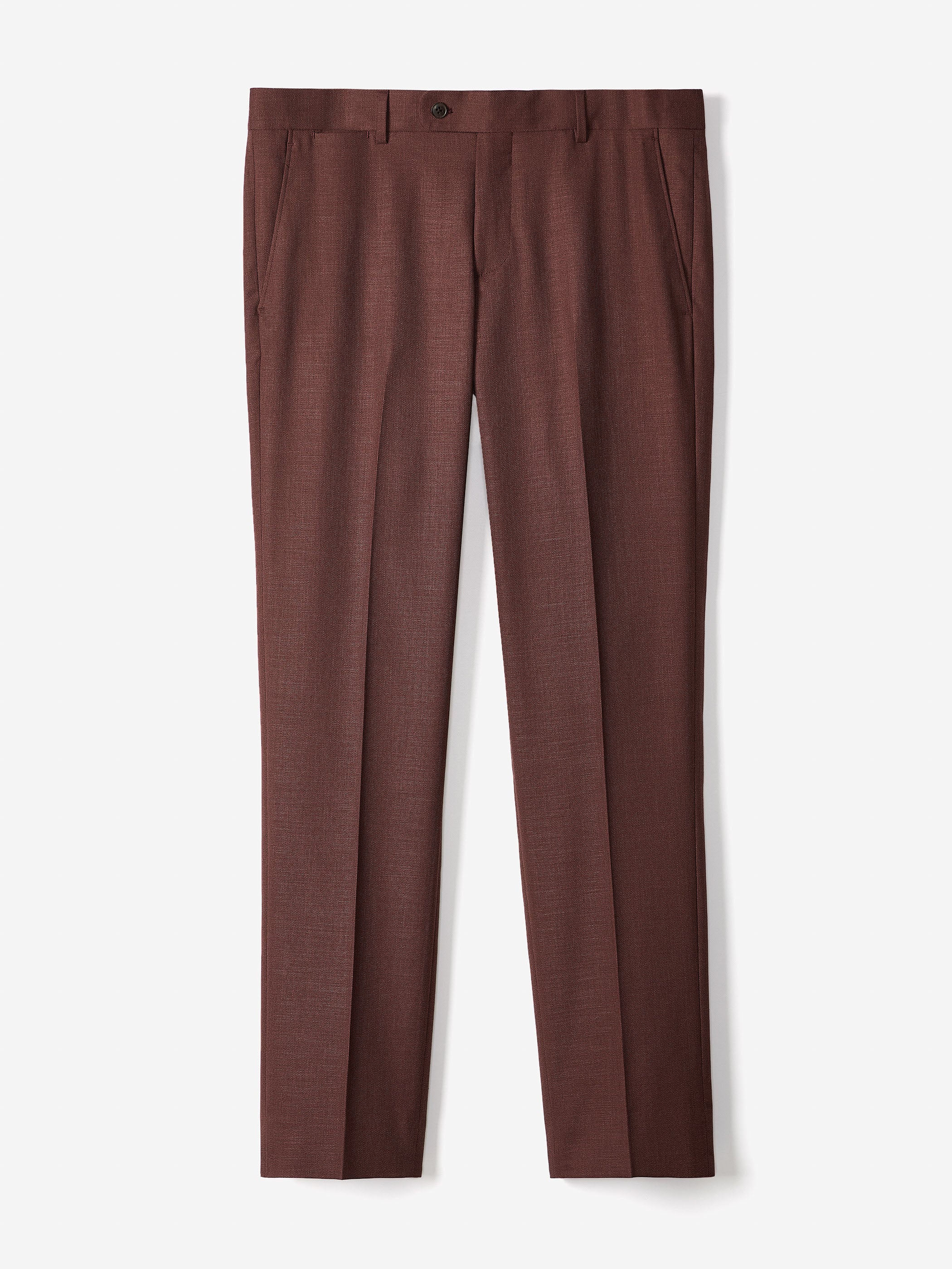 Slim-Fit Deep Berry Suit Pant rw&co Exclusive Sale Price