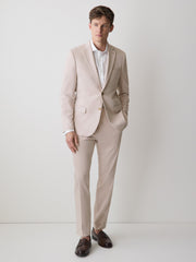 Slim-Fit Light Pink Suit Blazer rw&co Limited Time Discount