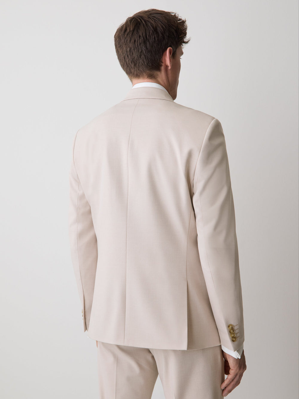 Slim-Fit Light Pink Suit Blazer rw&co Limited Time Discount