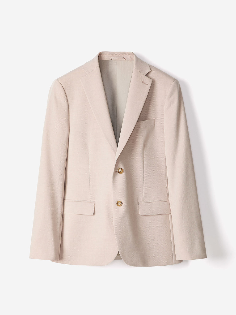 Slim-Fit Light Pink Suit Blazer rw&co Limited Time Discount
