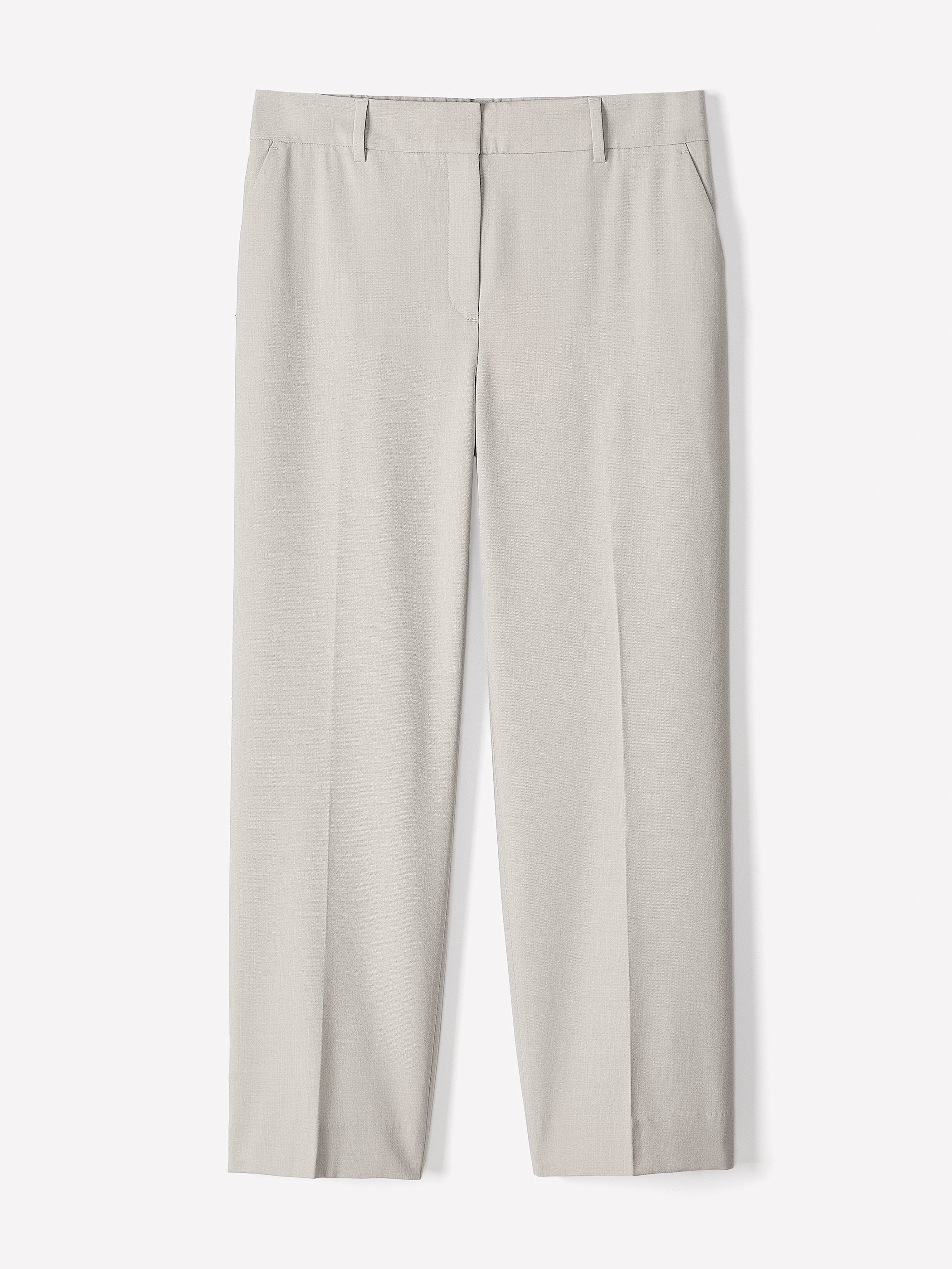 Mid-Rise Straight-Leg Cropped Pant rw&co On Sale