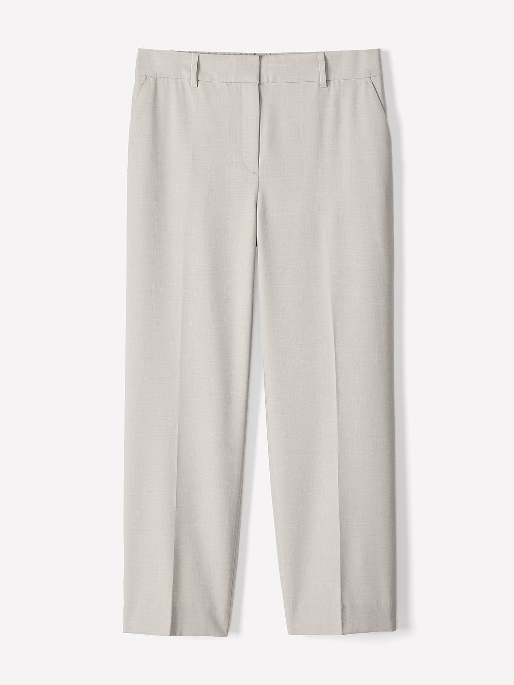 Mid-Rise Straight-Leg Cropped Pant rw&co On Sale