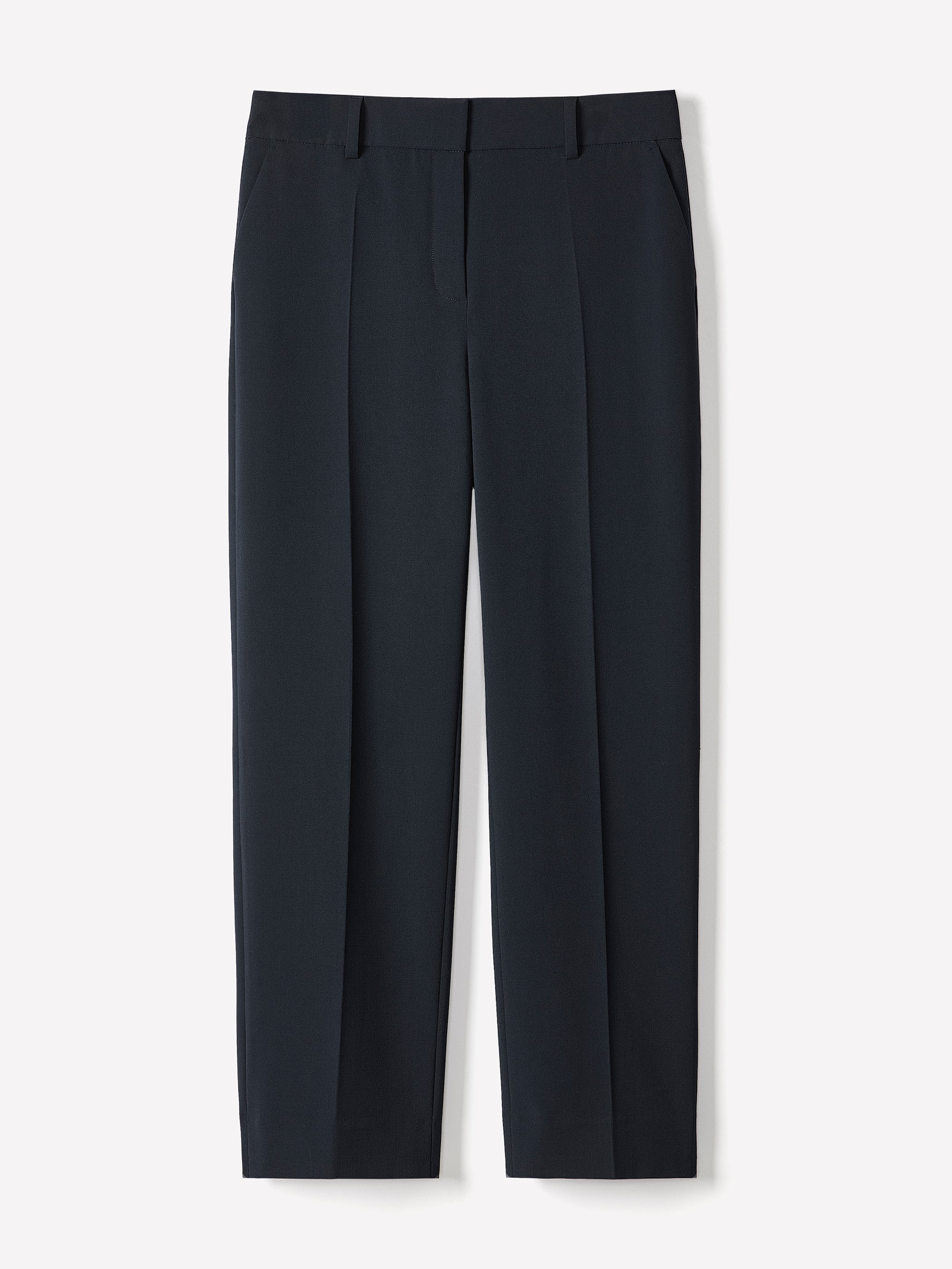 Mid-Rise Straight-Leg Cropped Pant rw&co On Sale
