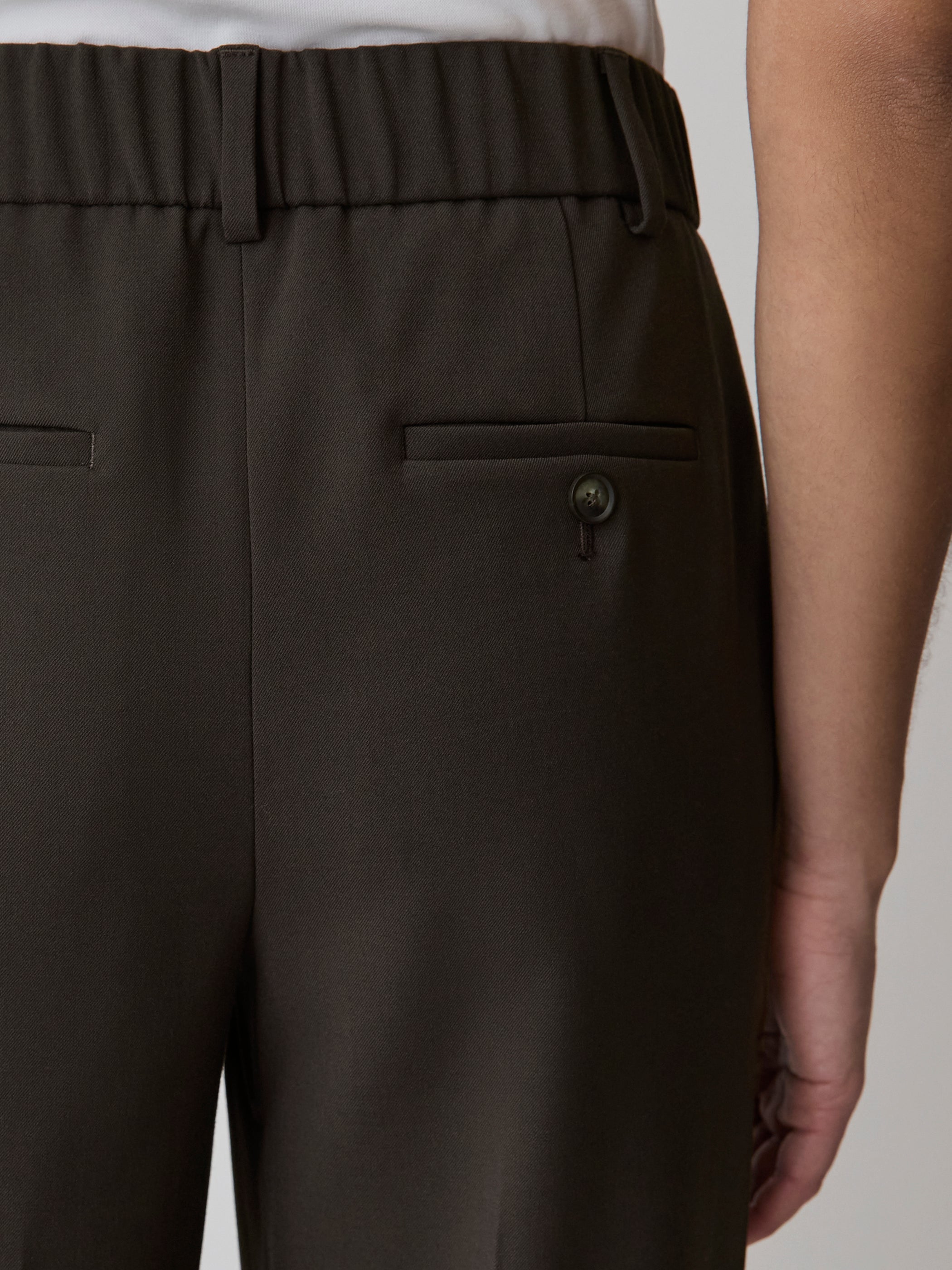 Mid-Rise Straight-Leg Cropped Pant rw&co On Sale