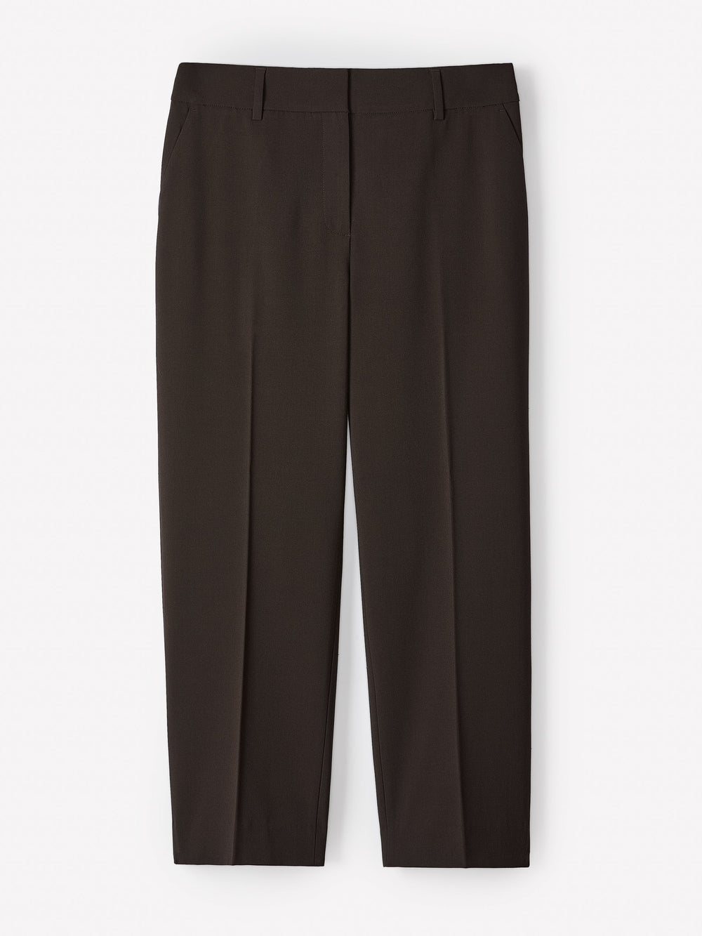 Mid-Rise Straight-Leg Cropped Pant rw&co On Sale