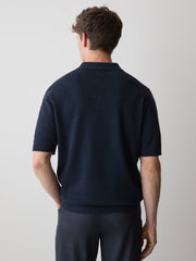 Linen-Blend Short-Sleeve Polo rw&co Limited Time Discount