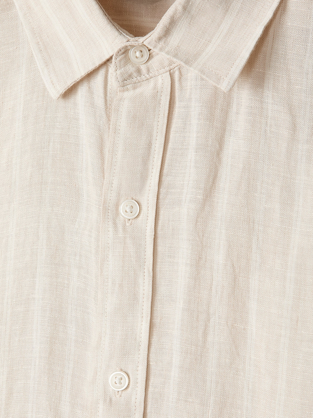 Striped Long-Sleeve Linen Shirt rw&co Special Offer