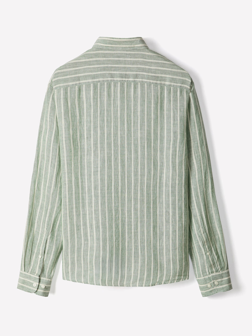Striped Long-Sleeve Linen Shirt rw&co Special Offer