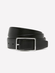 Black and Brown Reversible Leather Belt rw&co Limited Time Discount
