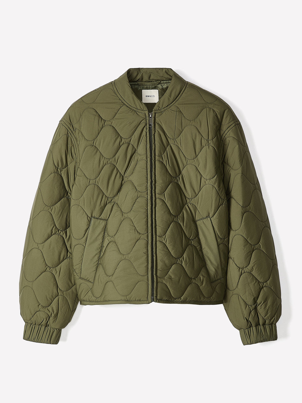 Quilted Bomber Jacket rw&co Special Offer
