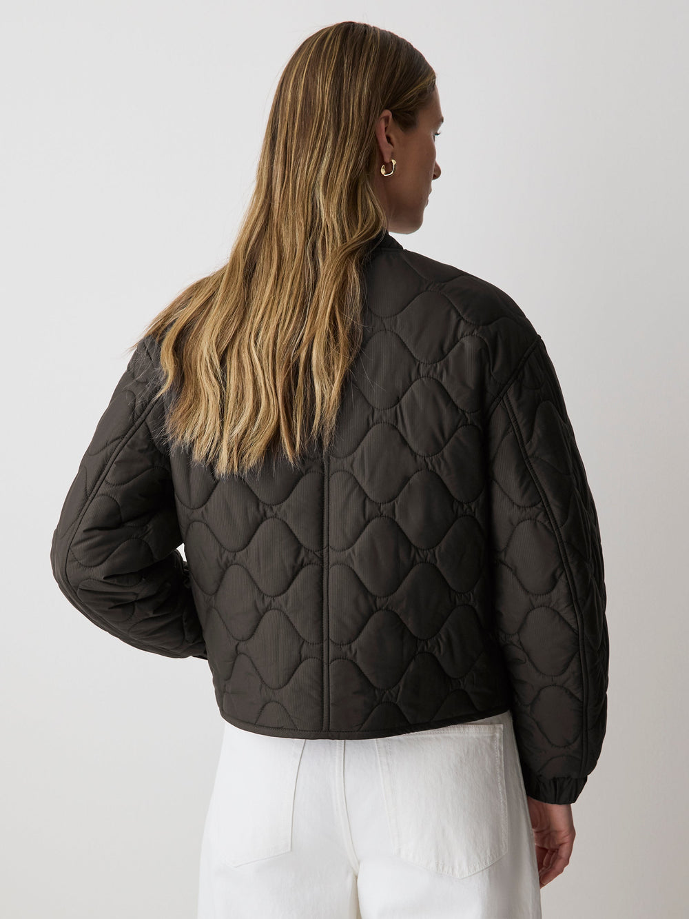Quilted Bomber Jacket rw&co Special Offer