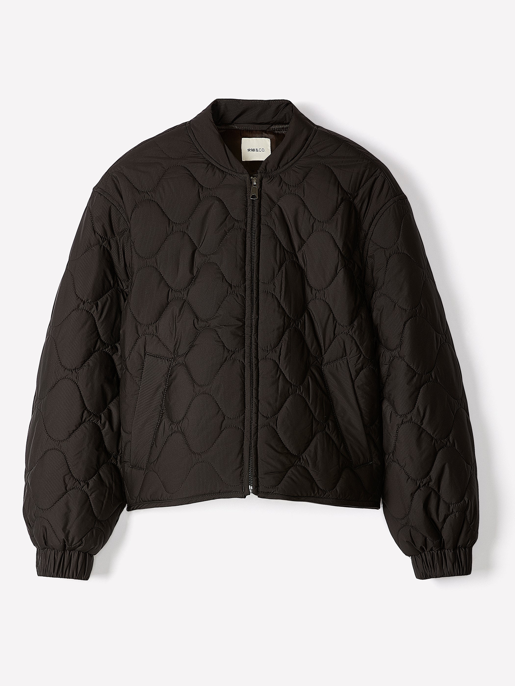 Quilted Bomber Jacket rw&co Special Offer