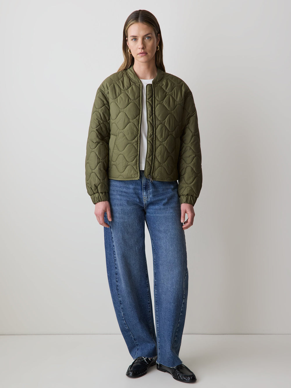 Quilted Bomber Jacket rw&co Special Offer