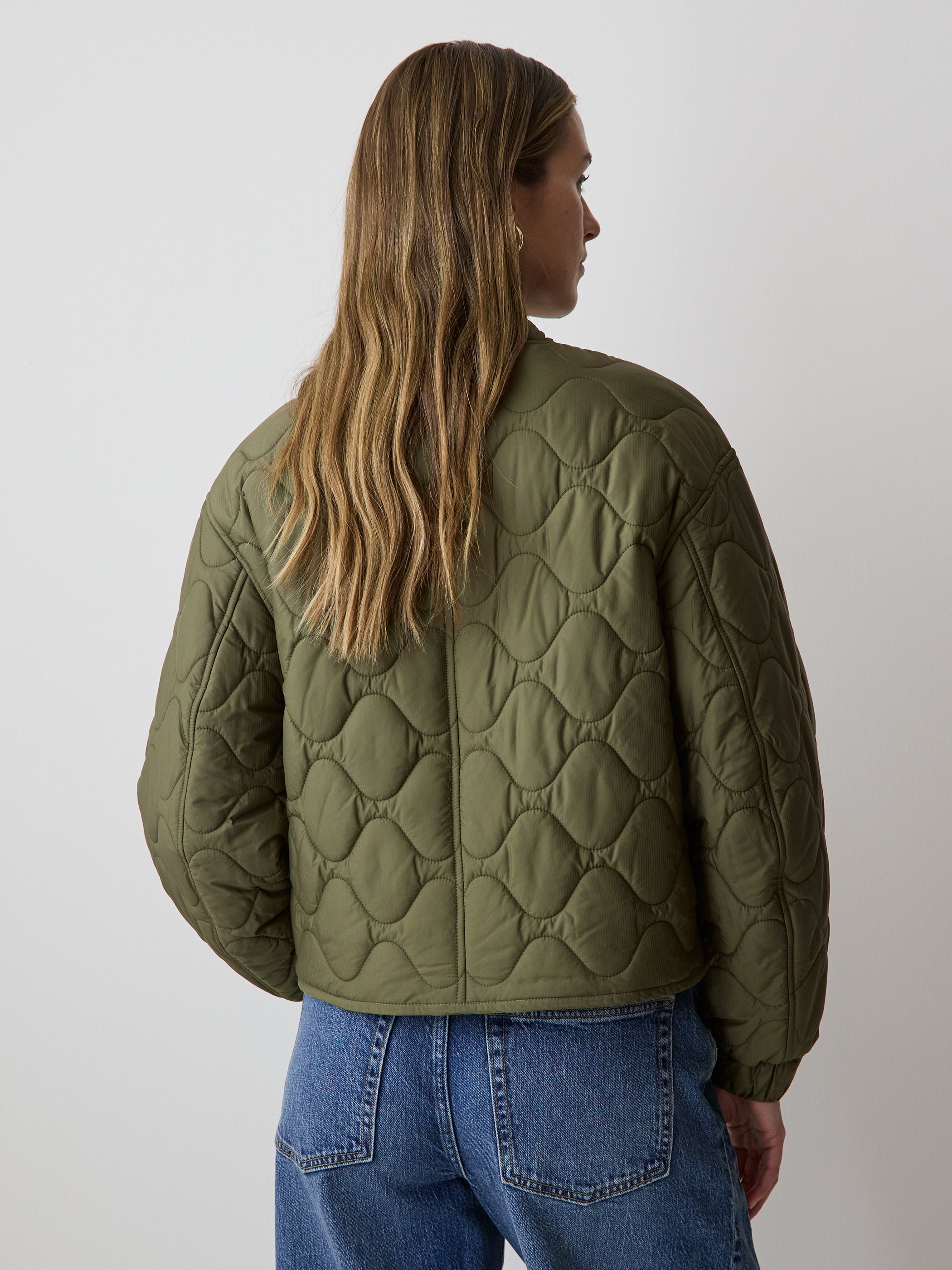 Quilted Bomber Jacket rw&co Special Offer