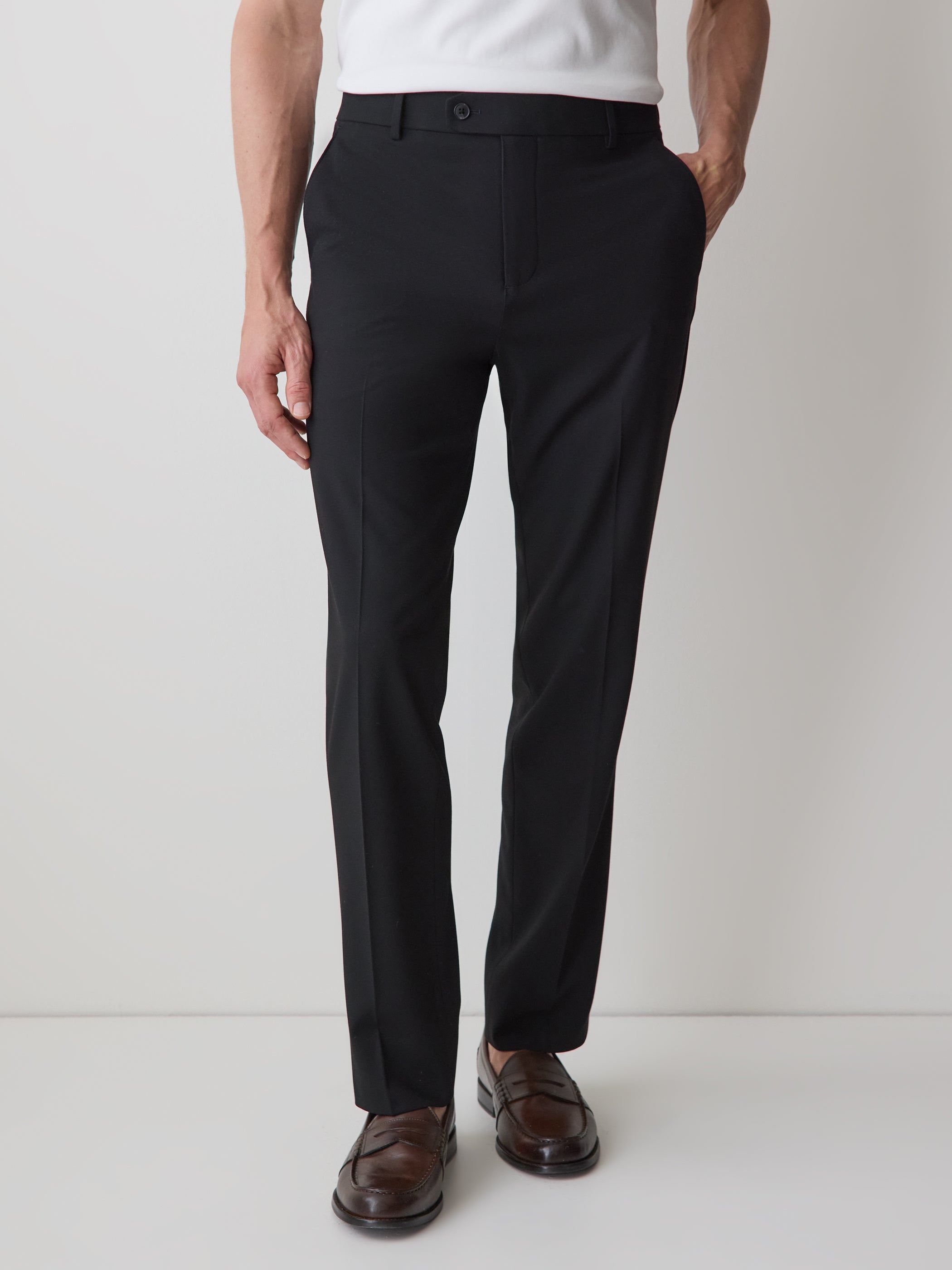 Tailored-Fit Essential Pant rw&co Great Value Deal