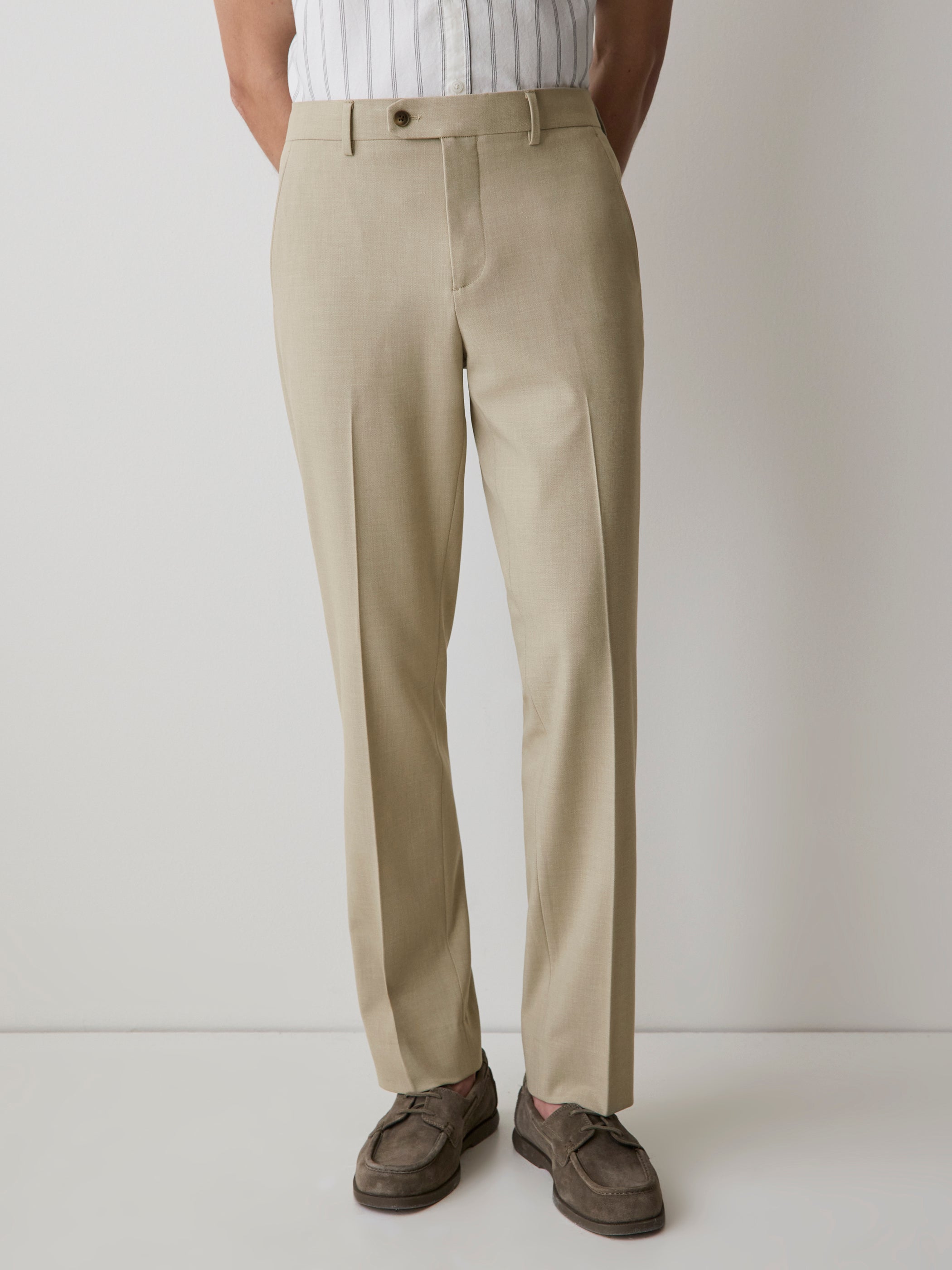 Tailored-Fit Essential Pant rw&co Great Value Deal