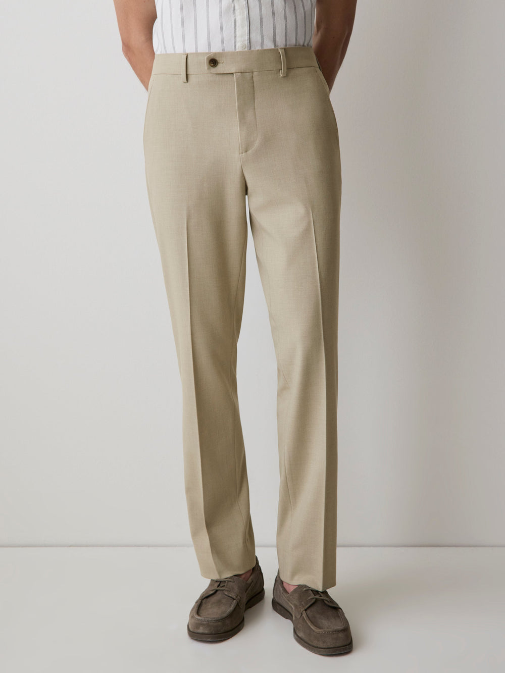 Tailored-Fit Essential Pant rw&co Great Value Deal