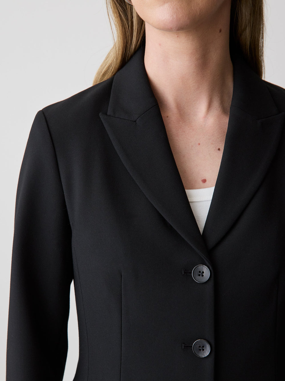Three-Button Fitted Blazer rw&co Special Promo Price
