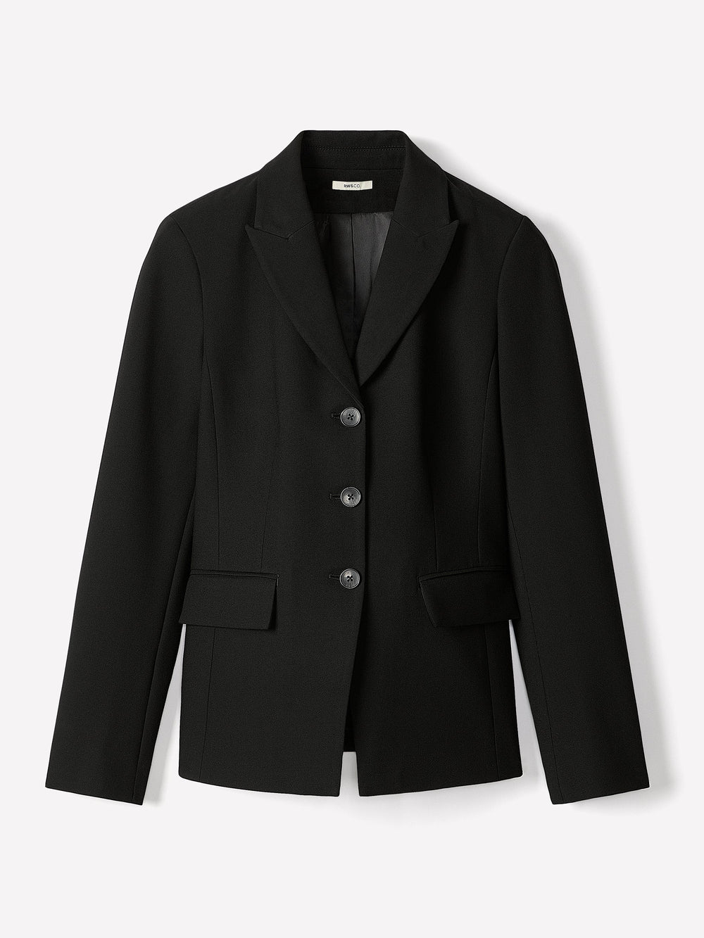 Three-Button Fitted Blazer rw&co Special Promo Price