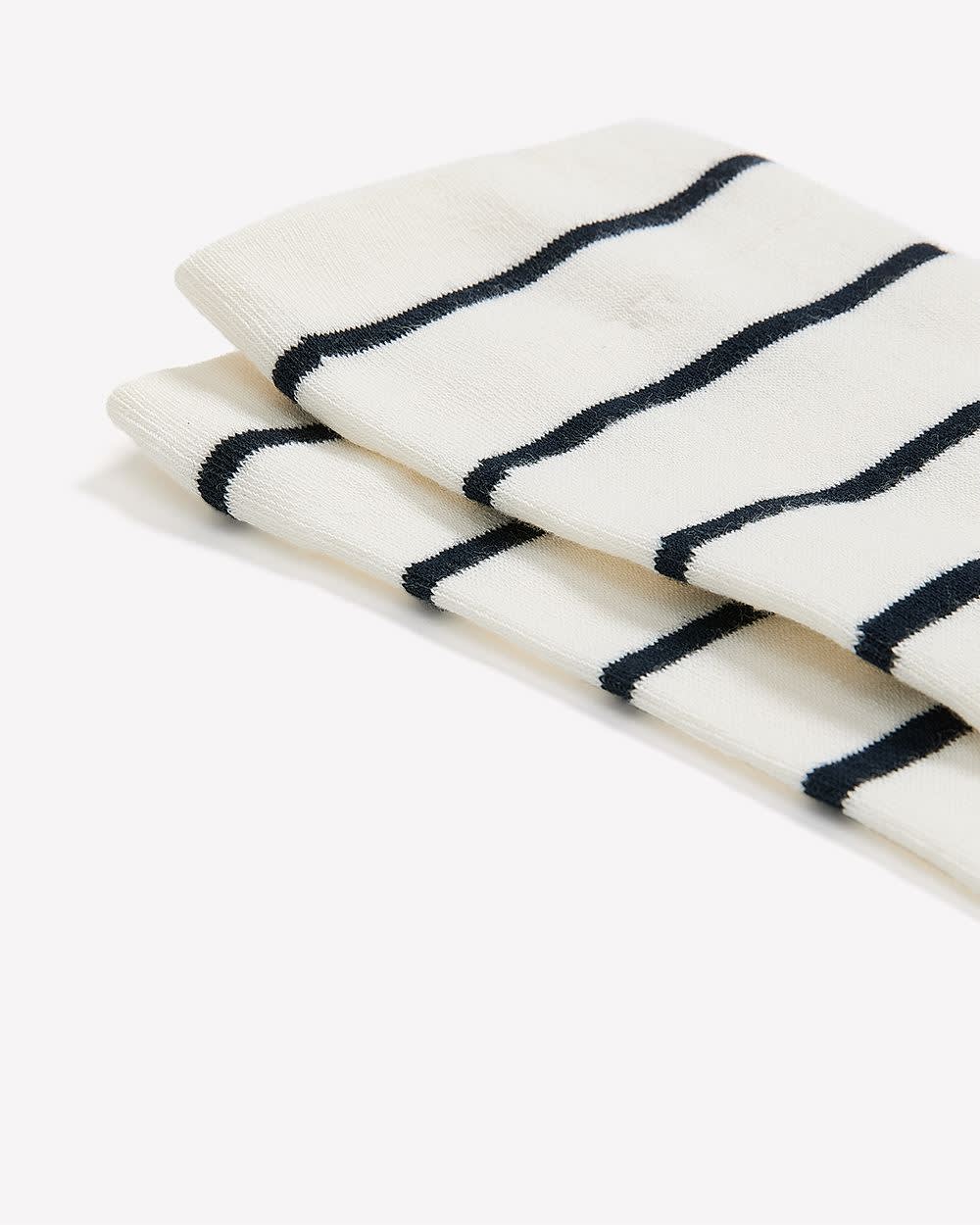 Crew Socks with Stripes rw&co Exclusive Sale Price