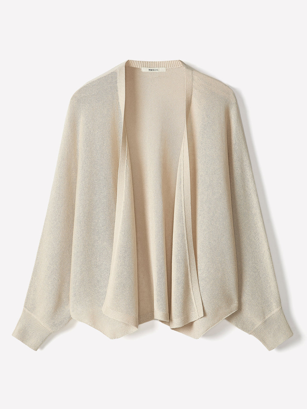 Long-Sleeve Cape Cardigan rw&co Limited Time Discount