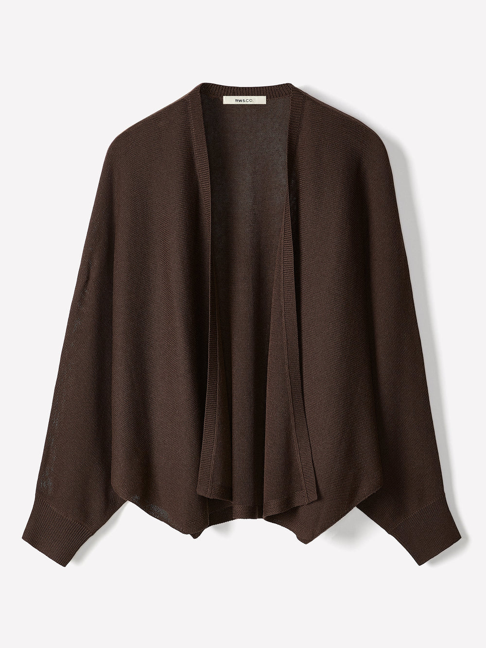 Long-Sleeve Cape Cardigan rw&co Limited Time Discount
