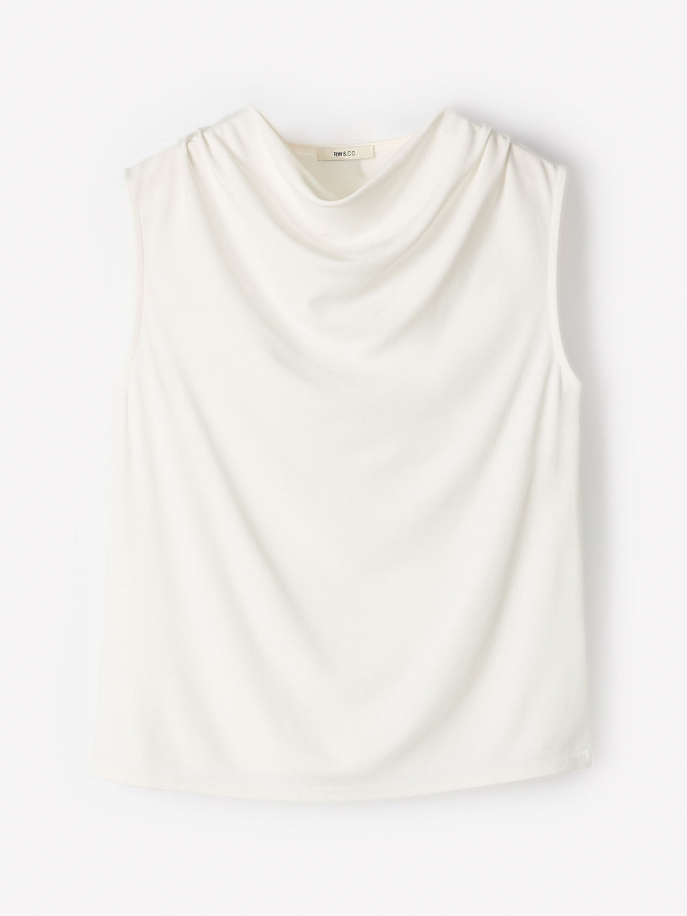 Sleeveless Top with Cowl Neckline rw&co Special Offer