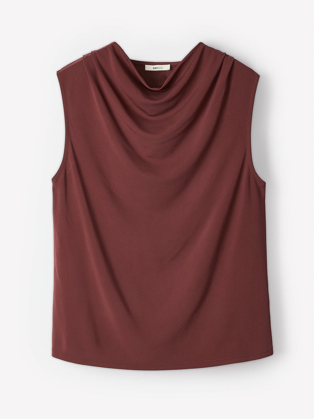 Sleeveless Top with Cowl Neckline rw&co Special Offer
