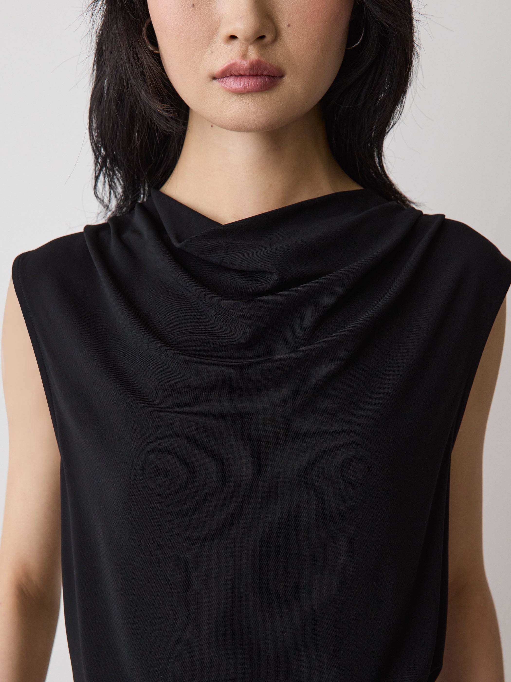 Sleeveless Top with Cowl Neckline rw&co Special Offer