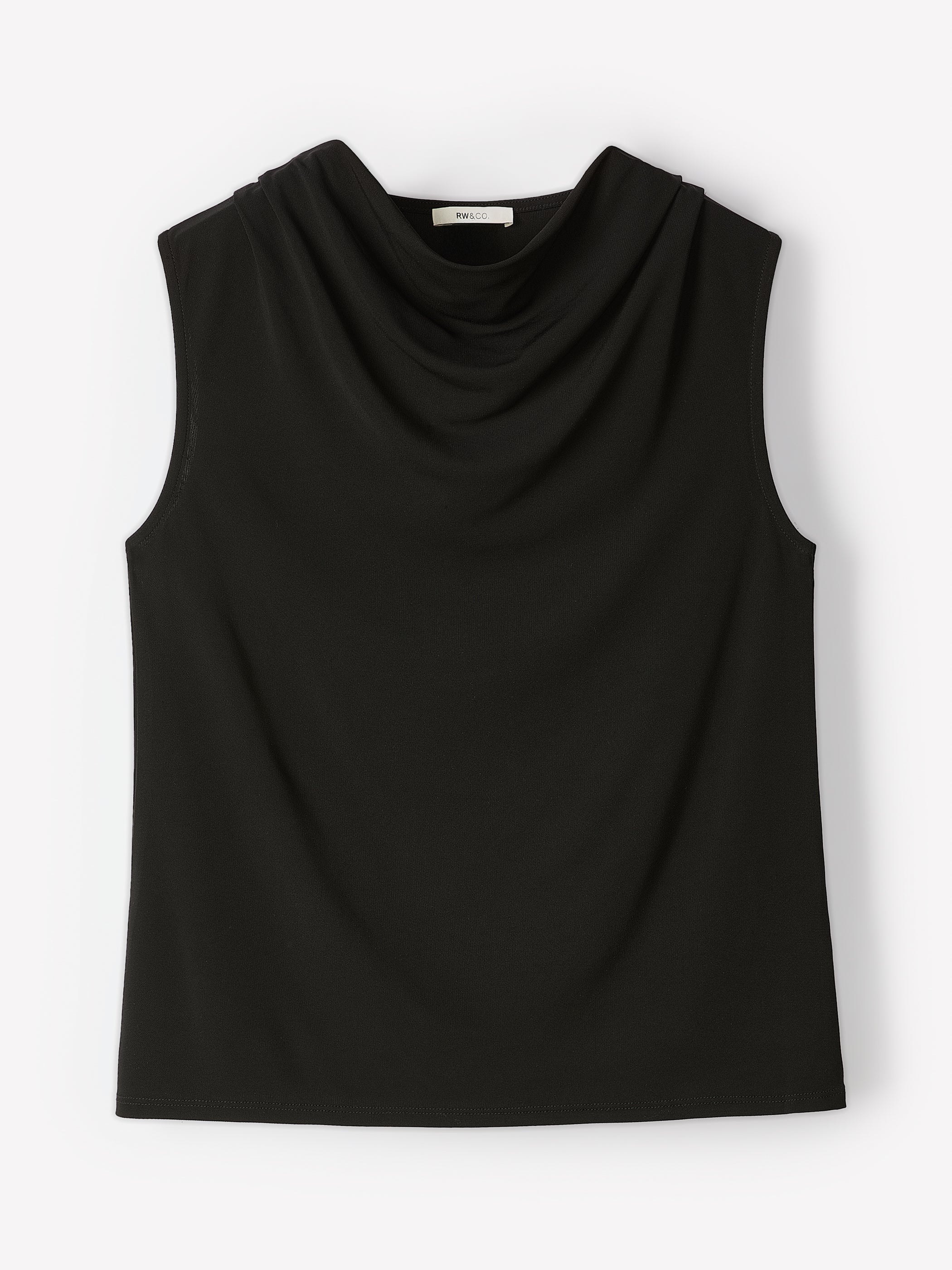 Sleeveless Top with Cowl Neckline rw&co Special Offer