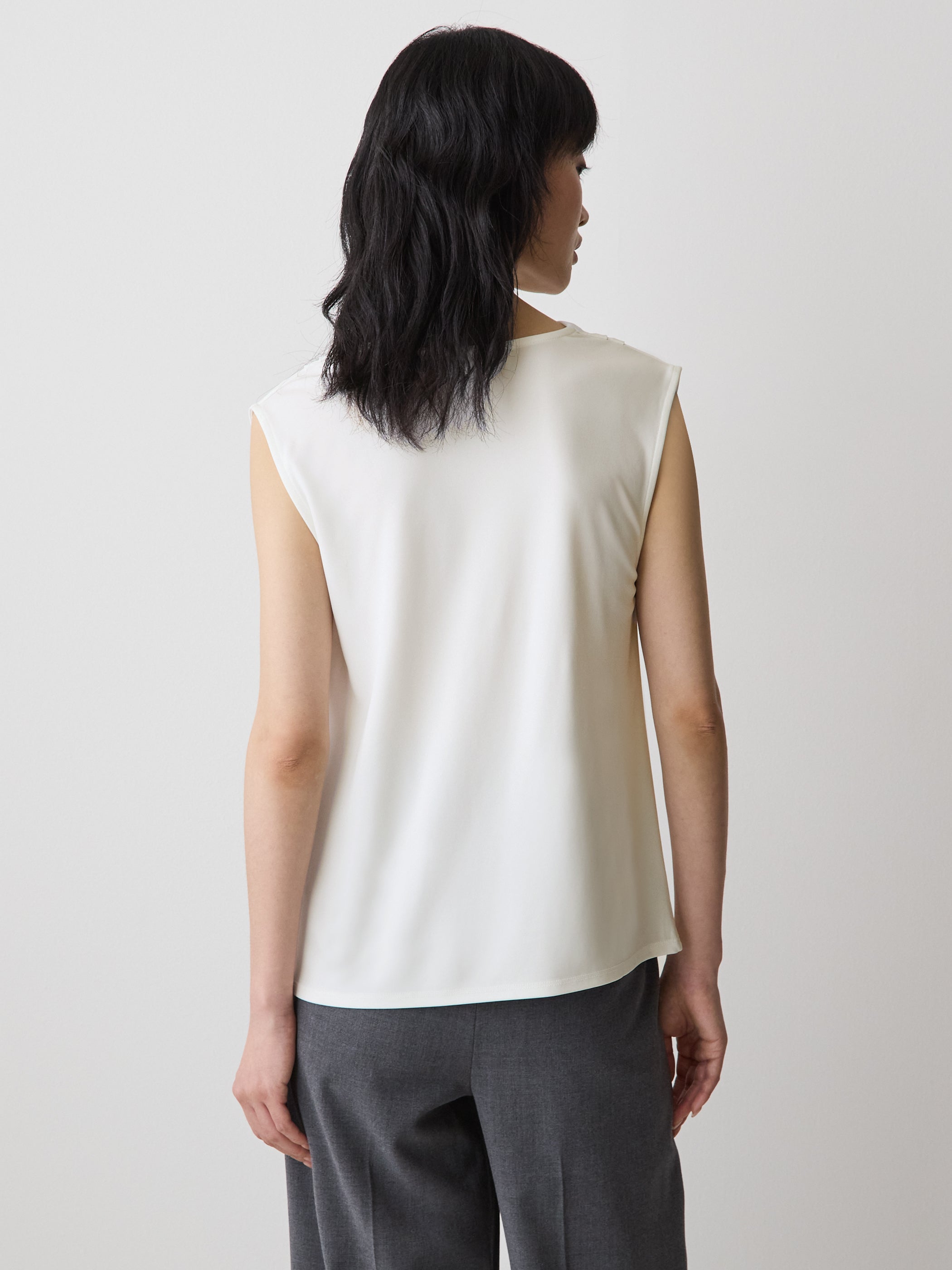 Sleeveless Top with Cowl Neckline rw&co Special Offer