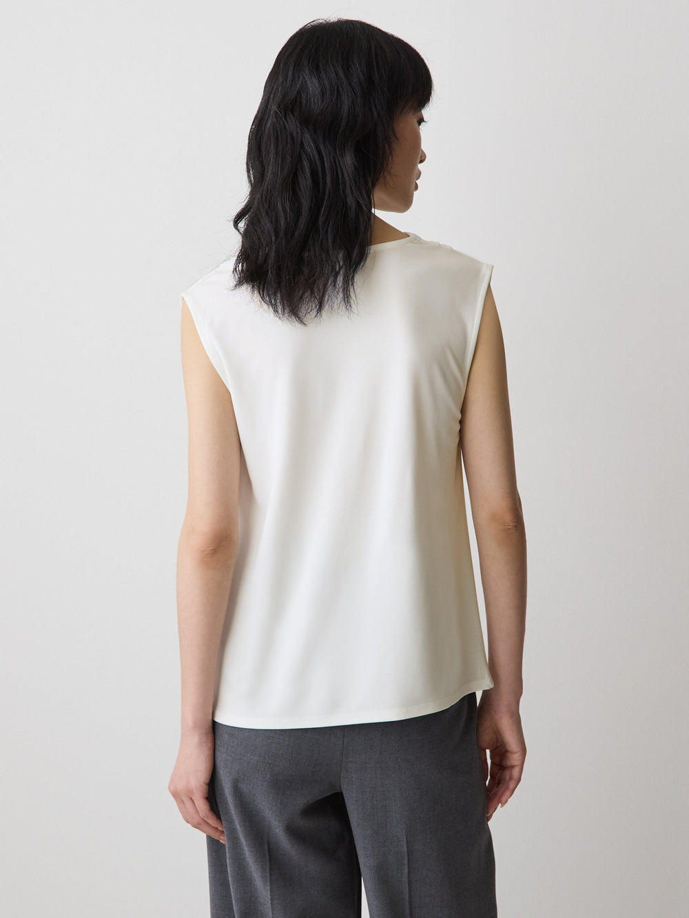 Sleeveless Top with Cowl Neckline rw&co Special Offer