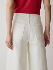 High-Rise Wide-Leg Cropped Jeans rw&co Great Value Deal
