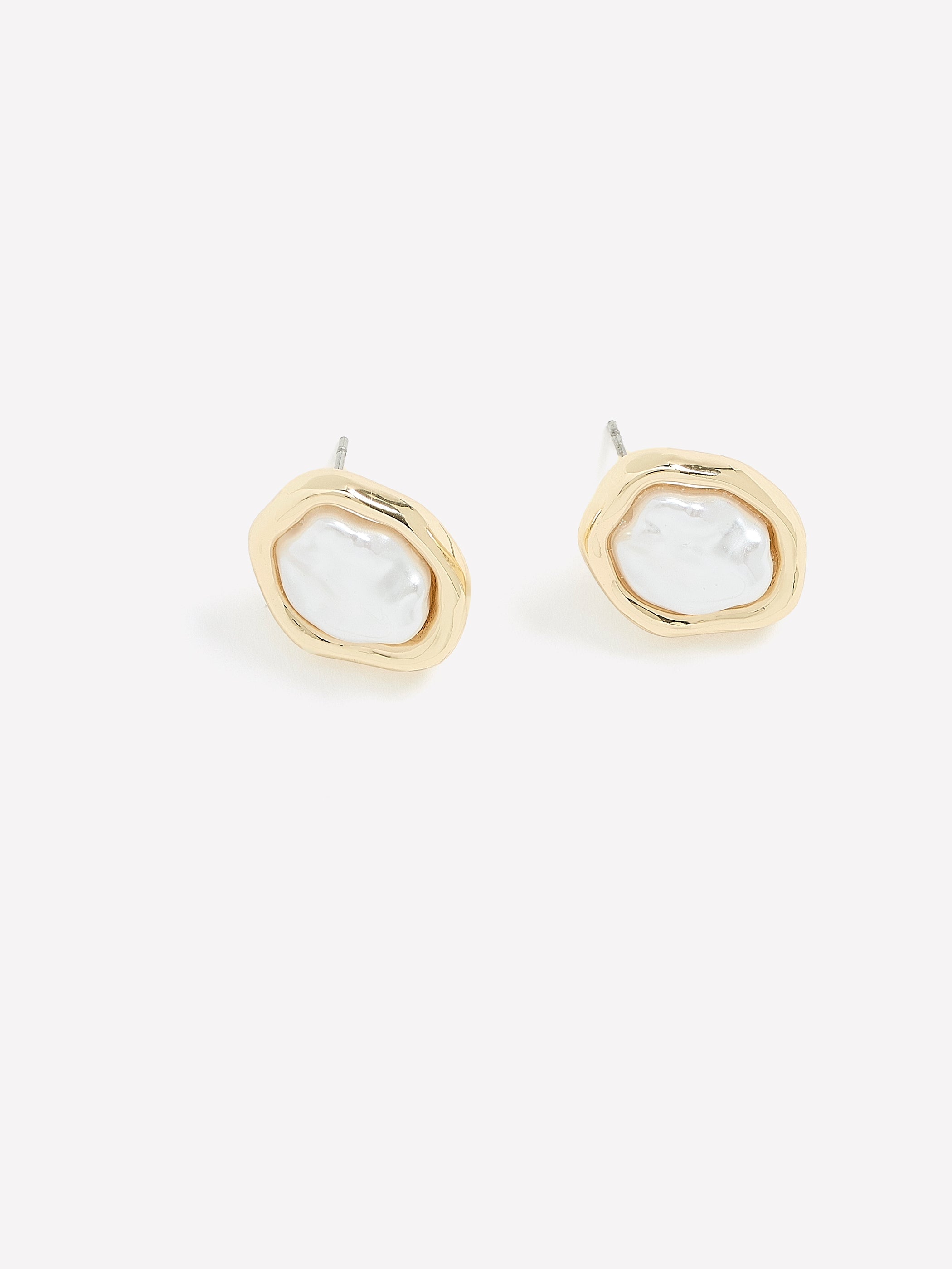 Baroque Pearl Earrings rw&co On Sale