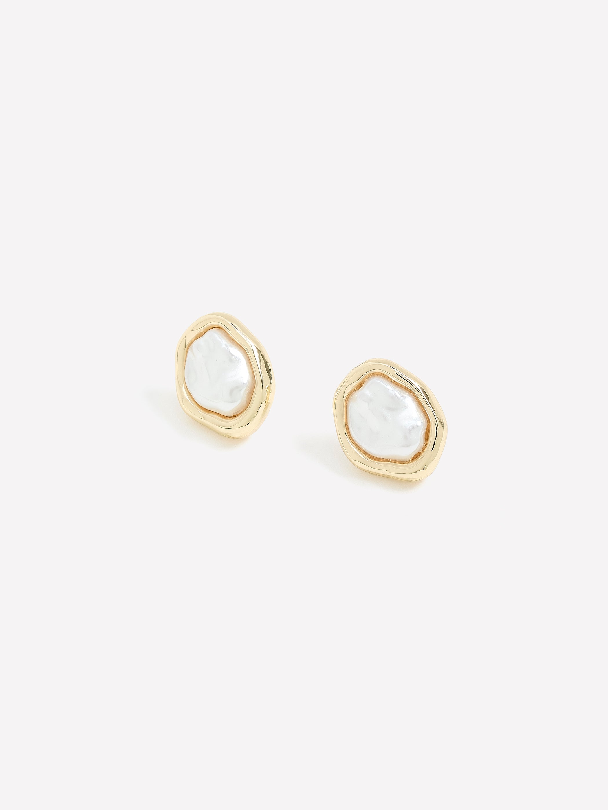 Baroque Pearl Earrings rw&co On Sale