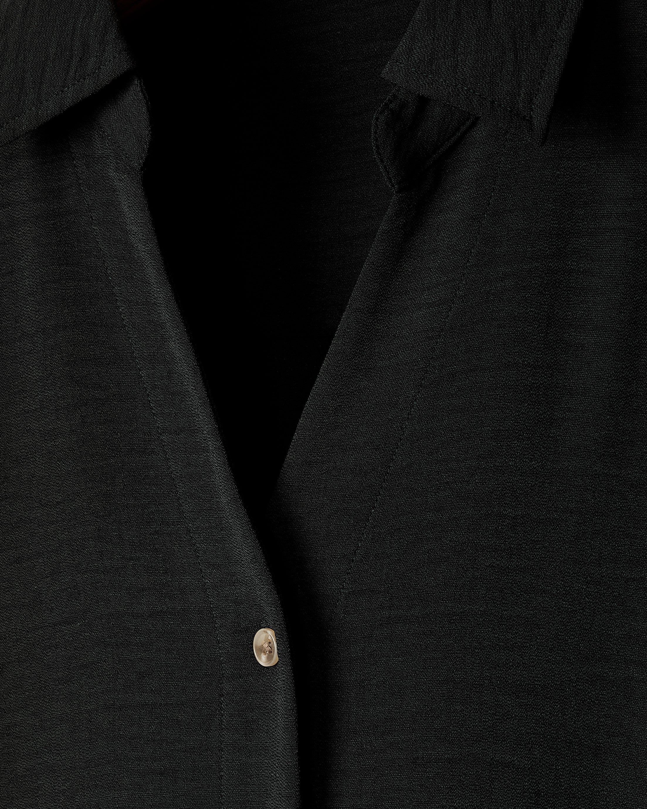 Short-Sleeve Buttoned-Down Midi Dress with Shirt Collar rw&co Special Promo Price