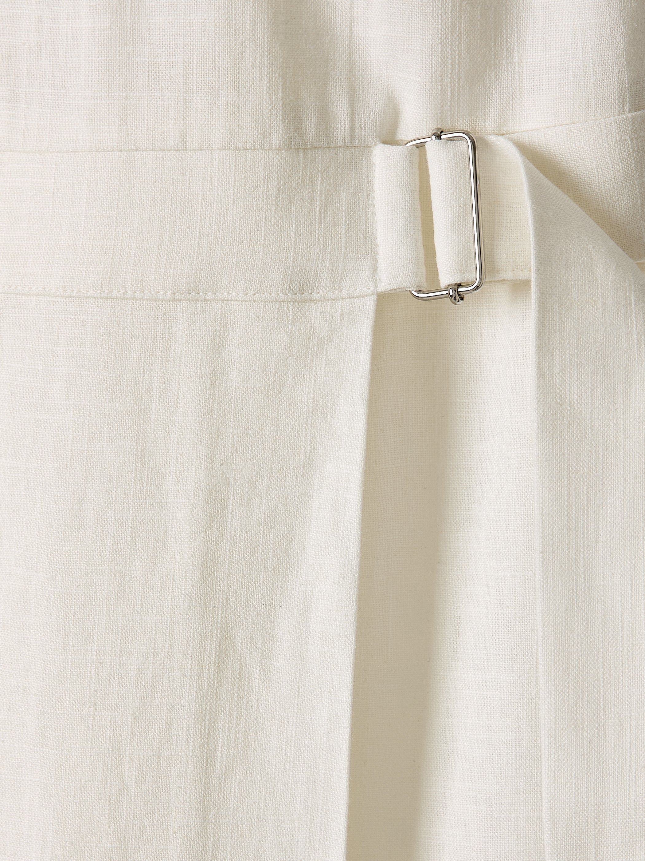 Sleeveless Boat-Neck Linen-Blend Midi Dress rw&co Great Value Deal
