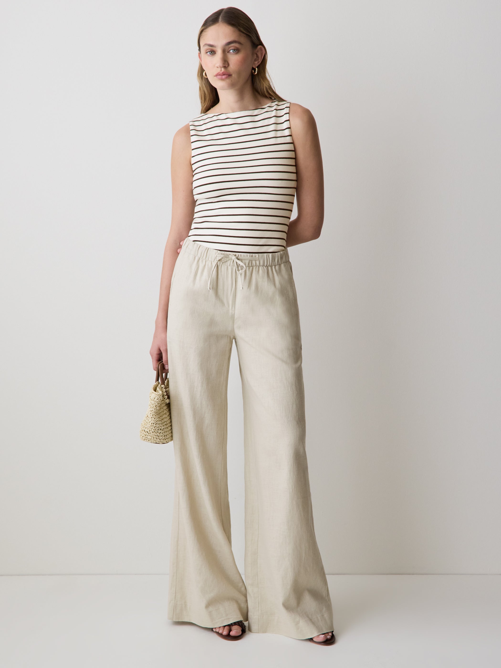 Organic Cotton Boat-Neck Cami rw&co Special Promo Price