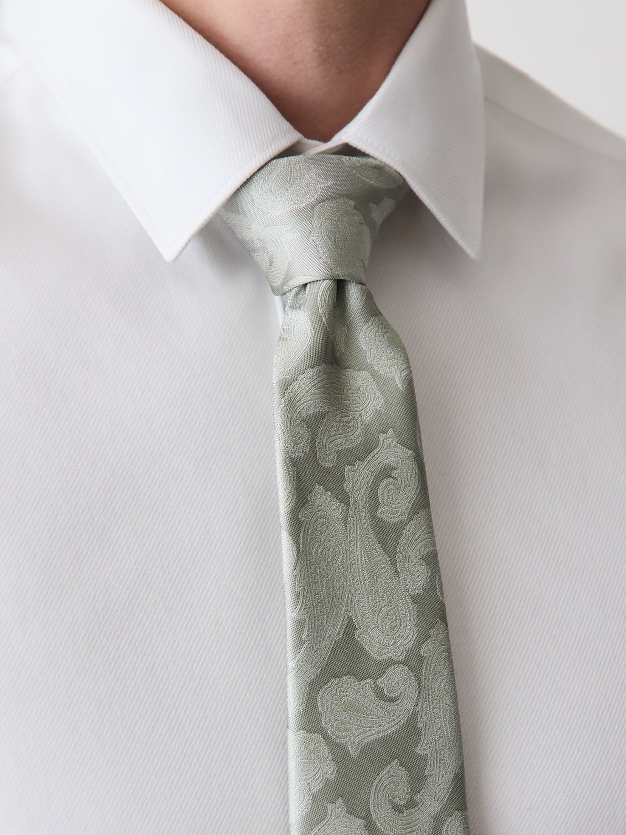 Skinny Tie with Paisley Pattern rw&co Exclusive Sale Price