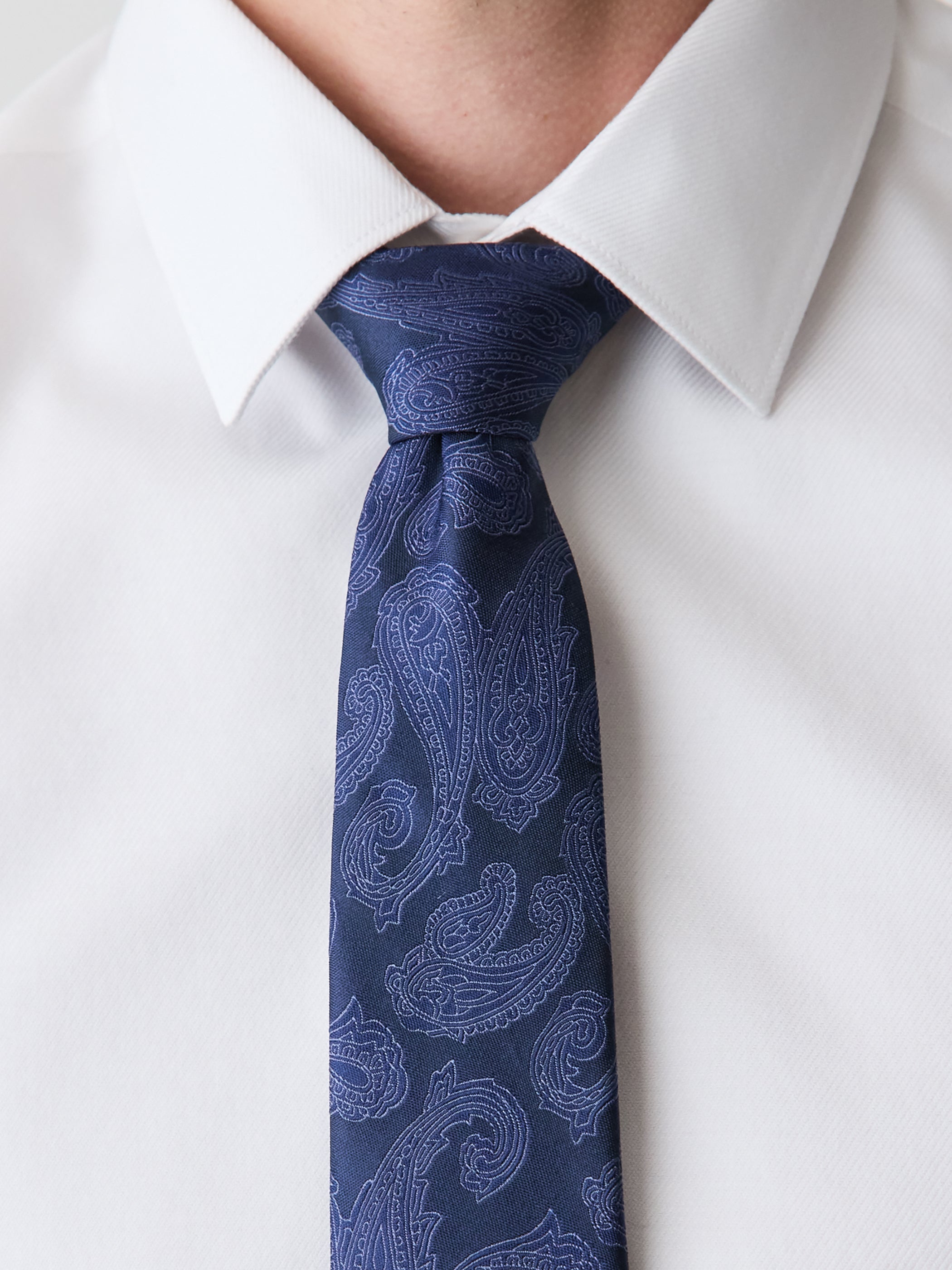 Skinny Tie with Paisley Pattern rw&co Exclusive Sale Price