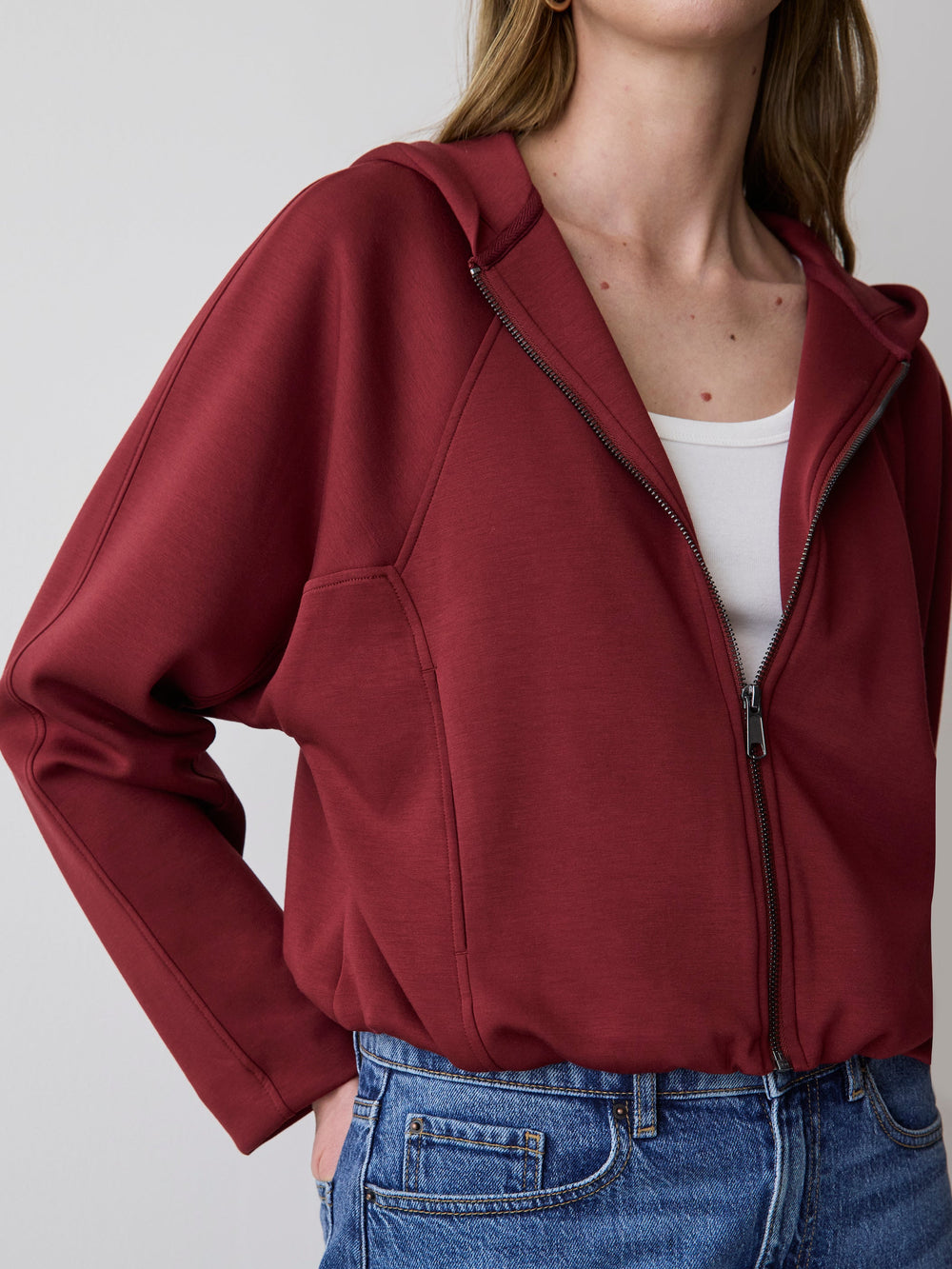 Hooded Ballon Cardigan rw&co Great Value Deal