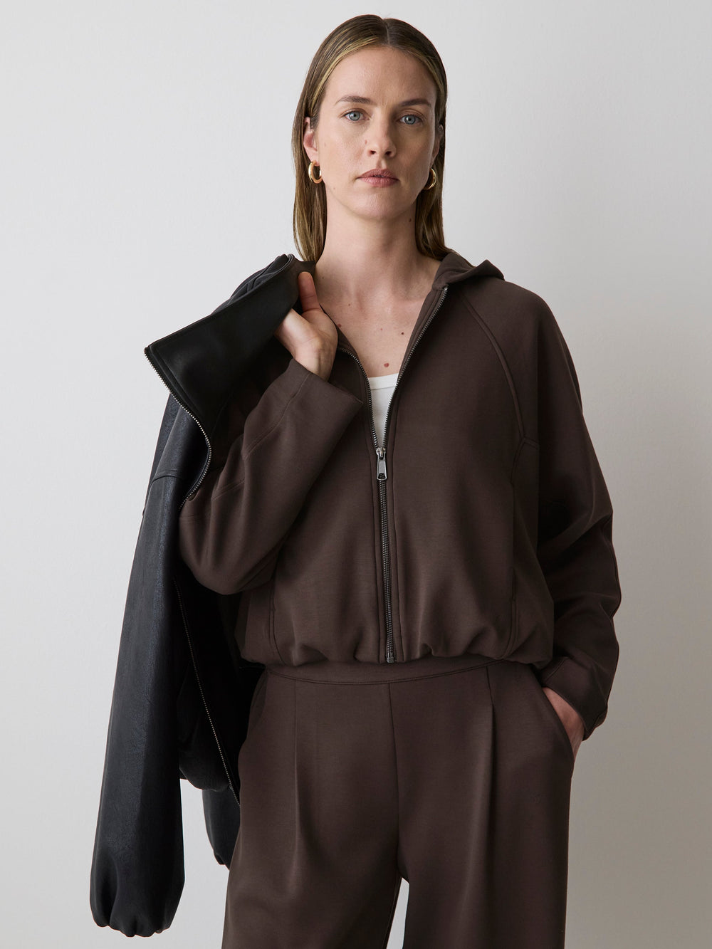 Hooded Ballon Cardigan rw&co Great Value Deal