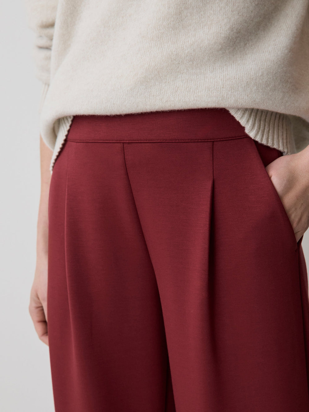 Barrel-Leg Lounge Pant rw&co On Sale