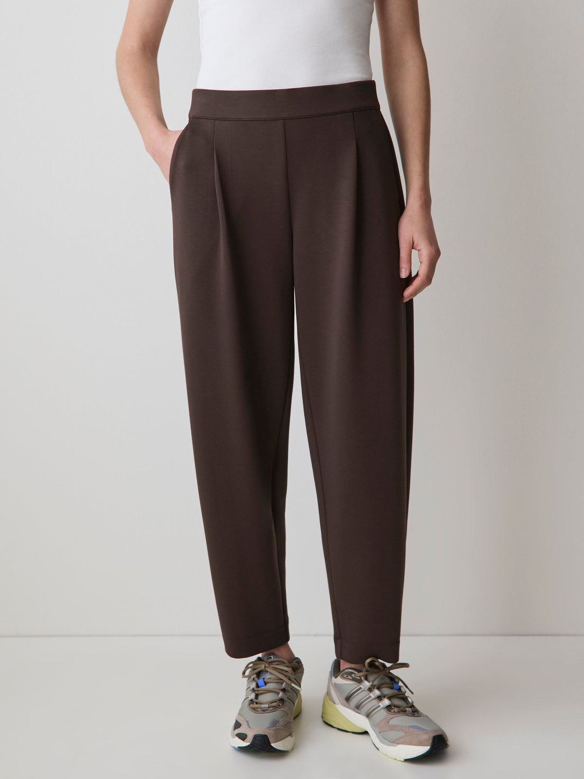 Barrel-Leg Lounge Pant rw&co On Sale